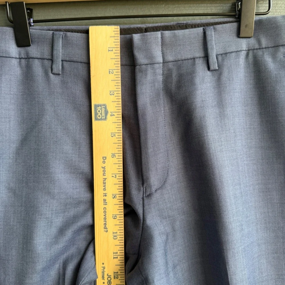 J.Crew Ludlow Slim Dress Pants Mens 32x32 Blue 100% Wool Trousers Business